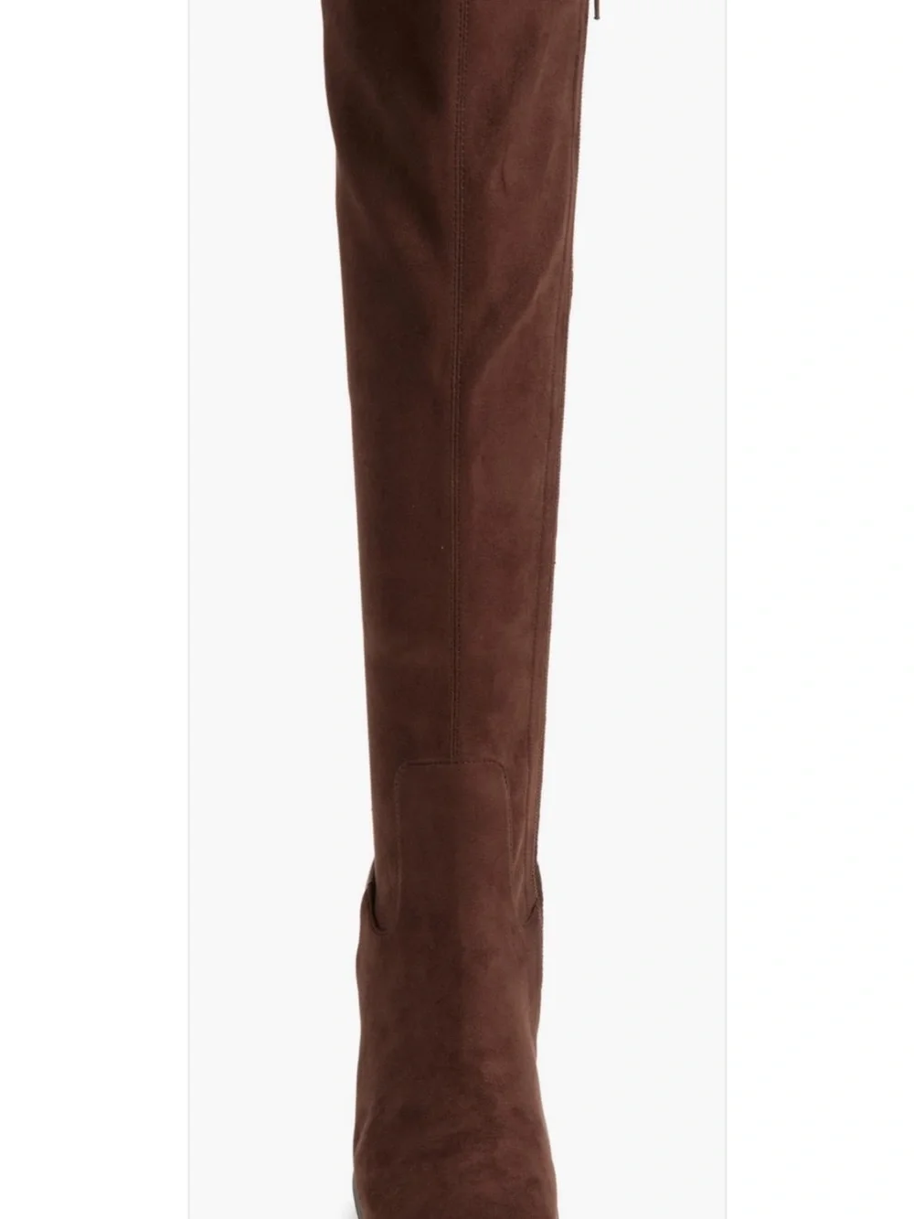 Jeffrey Campbell Tall Brown Suede Over-the-Knee Block Heel Boots
